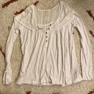 FREE PEOPLE small cream top